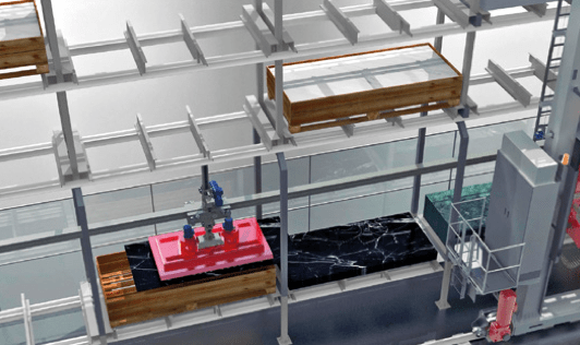 Sacmi: Integrated picking in intensive warehouse