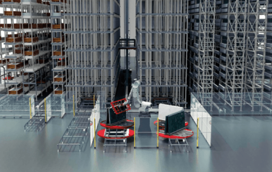 Sacmi: Intensive warehouse