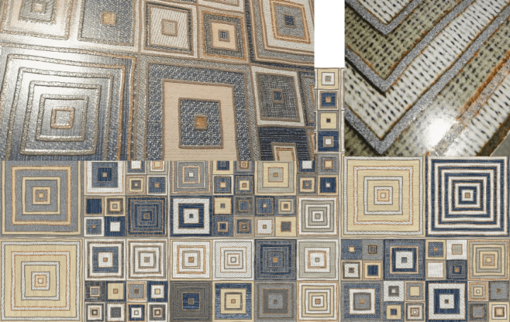 Decorative effects created using Smaltochimica's Digicol range